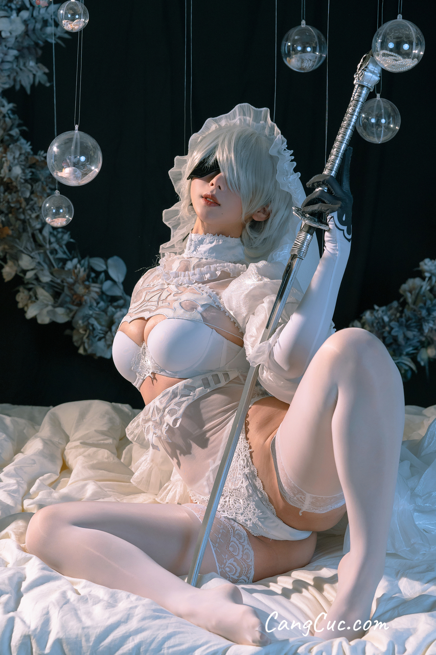 Coser@云溪溪 (Yunx1x1) & 奶桃 – 2B本 YoRHa No.2 Type B 上 ảnh 114